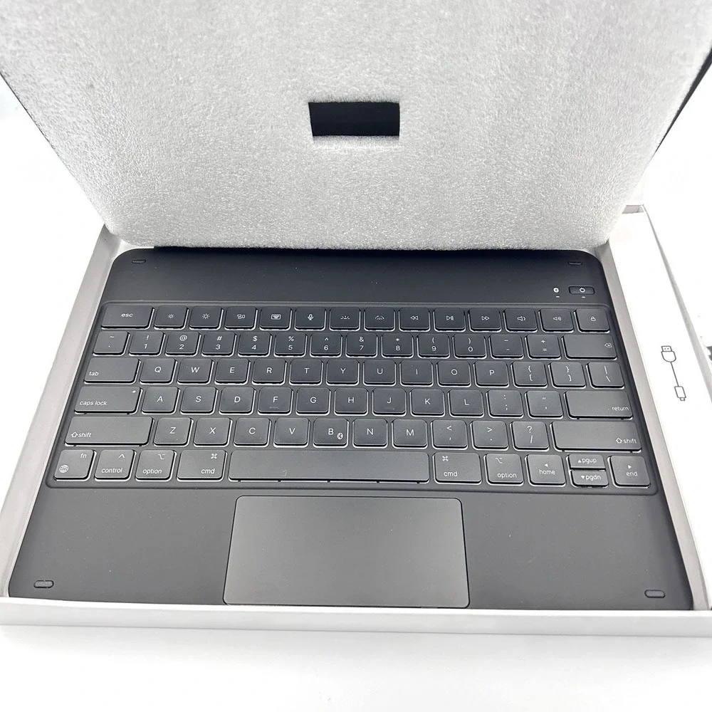 ESR Ipad Air 13 Inch Case Keyboard M4/M3/M2, 2026/2025/2024 Magnetic Stand Black